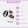 Big Kizzy Silicone Lined Microlink Beads for Weft Hair Extensions, 5.0mm Light Brown beads for invisible extension application, 250pcs