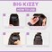 Big Kizzy Silicone Lined Microlink Beads for Weft Hair Extensions, 5.0mm Light Brown beads for invisible extension application, 250pcs