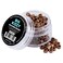 Big Kizzy Silicone Lined Microlink Beads for Weft Hair Extensions, 5.0mm Light Brown beads for invisible extension application, 250pcs
