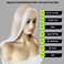 Glueless Pre plucked Highlight Ombre Ash Blonde Lace Front Wigs with Cap and Combs, #60/613 Blonde Balayage Platinum Blonde Bob Hair Cut Silky Straight Wig, HD Lace Japanese Synthetic Wigs 16 Inch