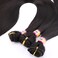 3 Bundles Silky Straight Synthetic Hair Weave Extensions Dark Brown 16 18 20 Inches(2#)