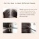 human hair bald spot hair patch toupee scar human hair replacement hairline loss straight Tape for men and women (Light Brown, 0.78"*1.57")