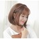 2pcs Synthetic Wigs Headband Front Hair Bangs Fringe Hair Extensions Women Girls Dark Light