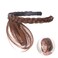 2pcs Synthetic Wigs Headband Front Hair Bangs Fringe Hair Extensions Women Girls Dark Light