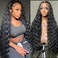 Lemoda 34Inch 12A 250% Density SKINLIKE Real HD Lace Water Wave 13x4 Full Lace Frontal Wigs Deep Wave Virgin Human Hair Invisible 0.1mm Ultra-thin Frayed Ends Wet and Wavy Lace Front Wig Tiny Knots