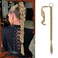 SOFEIYAN Long Braid Ponytail Extension with Hair Tie Straight Sleek Wrap Around Hair Extensions Braid Pony Tail Fluffy Natural Soft Synthetic Hairpieces for Women Daily Wear, 26 inch-Ash Blonde