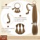 SOFEIYAN Long Braid Ponytail Extension with Hair Tie Straight Sleek Wrap Around Hair Extensions Braid Pony Tail Fluffy Natural Soft Synthetic Hairpieces for Women Daily Wear, 30 inch-Dark Blonde