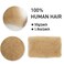 FASHION IDOL Afro Kinkys Bulk Human Hair for Dreadlock Extensions Loc Repair Braiding Twist Tight Afro Kinky Human Hair for Loc 1 Pack 50 Gram Blonde 10 Inches 1.8 Oz