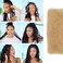 FASHION IDOL Afro Kinkys Bulk Human Hair for Dreadlock Extensions Loc Repair Braiding Twist Tight Afro Kinky Human Hair for Loc 1 Pack 50 Gram Blonde 10 Inches 1.8 Oz