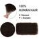 FASHION IDOL Afro Kinkys Bulk Human Hair for Dreadlock Extensions Loc Repair Braiding Twist Tight Afro Kinky Human Hair for Loc 1 Pack 50 Gram Dark Brown 16 Inches 1.8 Oz