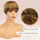 RUWISS Pixie Cut Wigs for Black Women Pixie Cut Human Hair Wigs Short Layered Wigs Upper Brown&amp;Blonde Mixed Lower Natural Black Short Pixie Human Hair Wigs (BL1B/427