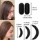 8 PCS Black Hair Bump It Up Inserts Set for Women - Sponge Bases, Combs, Clips, and Extensions Accessories for Heightening Hairstyles