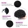 Afro Puff Ponytail for Black Women, Black Short Synthetic Kinky Curly Bun Hair Extensions