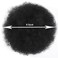 Afro Puff Ponytail for Black Women, Black Short Synthetic Kinky Curly Bun Hair Extensions