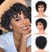 Short Dreadlocks Wigs for Black Women and Men, Pixie Cut Synthetic Afro Twists Dreadlocks Wig Faux Locs Braided Full Hair Replacement Wigs (1B#)
