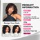 6 Inch Short Dreadlocks Wigs for Black Women and Man with Clips In, Synthetic Faux Locs Braided Wigs Afro Twists Dreadlocks Full Hair Replacement Wigs (1B/30#)