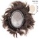 Lordhair Toupee for Men,Injected Thin Skin Mens Hair Piece 100% European Human Hair,Attached with Diamond Lace Replacement for Men,8 * 10 Base Size Hair System for Men
