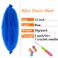 Springy Afro Twist Hair 12 Inch 3 Packs Blue Color Pre Fluffed Marley Twist Braiding Hair for Black Women (12 inch, Blue)