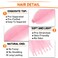 Springy Afro Twist Hair 12 Inch 3 Packs Pink Color Pre Fluffed Marley Twist Braiding Hair for Black Women (12 inch, Pink)