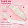 24 Inch Tape in Hair Extensions, 20pcs Invisible Tape in Hair extensions Synthetic Hair Tape in Extensions Colored Hair Extensions Tape Ins Long Straight Natural Soft Hair Party Highlights Hair (01)