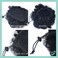 Black Afro Puff Drawstring Ponytail Hair Extension for Black Women,Short Synthetic Afro Puff Ponytail for Natural Hair, Clip On Kinky Drawstring Curly Ponytail Bun