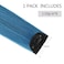 Blue Hair Extensions, HSPJHTM Clip in Hair Extensions for Women 6PCS 22" Synthetic Long Straight Natural Thick Hair Pieces for Girls Cheap Invisible