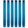 Blue Hair Extensions, HSPJHTM Clip in Hair Extensions for Women 6PCS 22" Synthetic Long Straight Natural Thick Hair Pieces for Girls Cheap Invisible