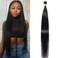 Human Hair Bundles Straight Bundles Human Hair 1 Bundles 12 Inch 100% Unprocessed Brazilia Virgin Hair Straight Bundles Double Weft Weave Human Bundles Hair Natural Black