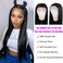 28 Inch Straight Lace Front Wigs Human Hair Pre Plucked 180% Density Glueless Wigs Human Hair 13x4 HD Transparent Human Hair Lace Frontal Natural Hairline Brazilian Virgin Hair for Women Natural