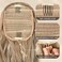 FLUFYMOOZ Ponytail Extension, 26 Inch Drawstring Ponytail Hair Extensions for Women， Long Curly Wavy Ponytail Natural Synthetic Hairpiece for Women (26 Inch Honey Blonde with Highlight)