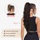 FLUFYMOOZ Ponytail Extension, 26 Inch Drawstring Ponytail Hair Extensions for Women， Long Curly Wavy Ponytail Natural Synthetic Hairpiece for Women (26 Inch Honey Blonde with Highlight)