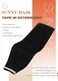 Sunny Hair Tape in Hair Extensions Human Hair Black 22 Inch Hair Extensions Real Human Hair Tape in Extensions Invisible Tape in Human Hair Extensions Seamless Hair Extensions Jet Black 50g 20pcs