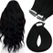 Sunny Hair Tape in Extensions Human Hair Black Tape in Human Hair Extensions Short Tape in Hair Extensions Real Human Hair Black Color #1 12inch Tape Hair Extensions Black Women 20pcs
