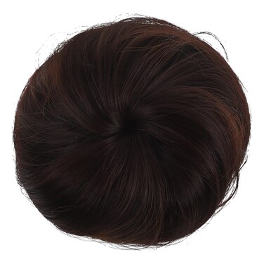 FOMIYES 2pcs Hair Donut Bun Wig Hair Buns Extensions Clip Donut Hairpiece Wig Headgear Bread Hair Ring Straight Hair Extend
