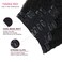 Kinky Straight Human Hair Clip in Extensions 120g Full Head Clip ins for Women 100% Unprocessed Brazilian Virgin Human Hair Yaki Straight Clip ins Remy Hair Natural Black 8Pcs 18Clips 16inch
