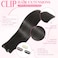 Clip in Hair Extensions Real Human Hair, 100g/3.6oz, Clip in 100% Brazilian Remy Human Hair Extension for Women, Double Weft 8pcs Per Set with 18 Clips 1B Natural Black 16 Inch