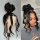 ten chopsticks 360 Body Wave Lace Front Wigs Human Hair Wigs for Women 150% Density Brazilian Remy Body HD Lace Front Wigs 360 Lace Wigs Human Hair Pre Plucked with Baby Hair Natural Color 16inch