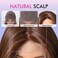 testar 13&times;6 HD Lace Chocolate Brown Lace Front Wig for Women 22 Inch Long Brown Straight Wig Natural Layered Hair Glueless Synthetic Lace Front Wigs Middle Part Halloween/Party/Daily Use(Hand Tied)