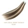 Tape in Hair Extensions Human Hair, 12 Inch 30 Gram 20 Pieces, Real Natural Remy, 2 Tone Piano Color, Platinum Blonde Highlighted Medium Brown, 6/60