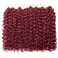 8 Packs Curly Crochet Hair GoGo Curl Crochet hair for Women Deep Wave Braiding hair,Synthetic Bohemian Crochet Braid Water Wave Crochet hair Extensions (Red, 18inch)