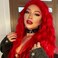 Hot Red Lace Wig Pastel Red Lace Front Wigs for Women Pre Plucked Hairline Long Loose Wavy Curly Synthetic Lace Front Wig Glueless Heat Resistant 26 Inch Daily Cosplay