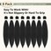 Braiding Hair Pre Stretched 30 Inch 8 Packs Long Braiding Hair Extension Pre Stretched Braiding Hair Professional Synthetic Hair For Braiding Crochet Twist Braids Soft Yaki Texture(30", 1B-8P)
