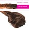 KRSI Highlights Curly Ponytails Drawstring Ponytail Extension for Black Women, 14inch Ombre Brown Ponytail Short Spiral Curl Hair Piece Clip on Ponytails for Women Pretty Party Hair Extensions(T4/30#)