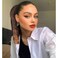 KRSI Highlights Curly Ponytails Drawstring Ponytail Extension for Black Women, 14inch Ombre Brown Ponytail Short Spiral Curl Hair Piece Clip on Ponytails for Women Pretty Party Hair Extensions(T4/30#)
