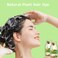 30ML 20 Packs Botanical Bubble Hair Dye Shampoo - Chestnut Brown &amp; Natural Black for Grey Hair Coverage