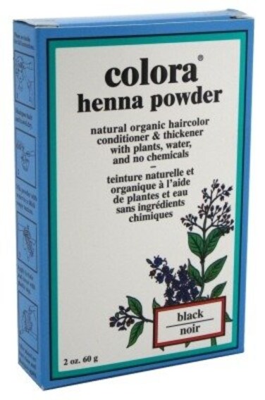Colora Henna Powder Hair Color Black 2oz (6 Pack)