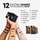 MINA ibrow Henna Regular Pack with Stencils-Combo Pack (Pearl Grey)