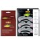 Mina ibrow Henna Coloring Kit &amp; Regular Pack Burgundy with Ibrow Stencils-Combo Pack
