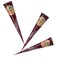 100% Natural Ready to Use Henna Paste Hair Color Hair Dye Cones Reddish Brown Color (Dark Brown, 6 Pack)