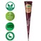 100% Natural Ready to Use Henna Paste Hair Color Hair Dye Cones Reddish Brown Color (Dark Brown, 6 Pack)